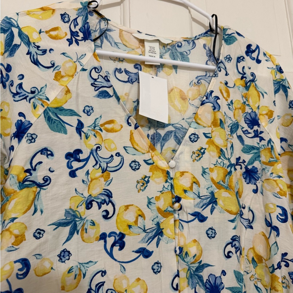 H&M Floral Print Long Sleeve Maxi Dress - Picture 5 of 6